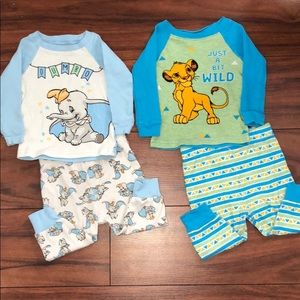 🏷 (SALE!) Disney Pajama Set (2- Pack) (12 Months)